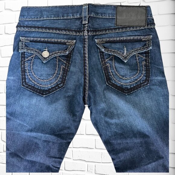👖 Vintage Men's True Religion Billy Super QT Jeans - Size 38 - Rare Find! 👖 - Picture 2 of 13